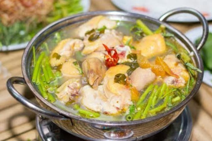 Nguyên liệu làm lẩu thập cẩm gà