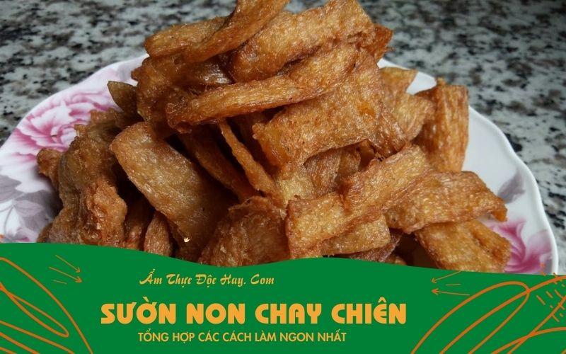 hướng dẫn làm món sườn non chay chiên giòn ngon