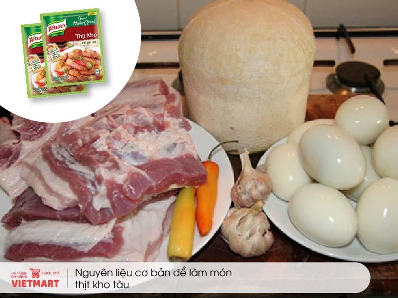 Cách nấu Thịt Kho Tàu thơm ngon chuẩn vị với 4 bước đơn giản - Vietmart - Siêu thị thực phẩm Việt tại Nhật