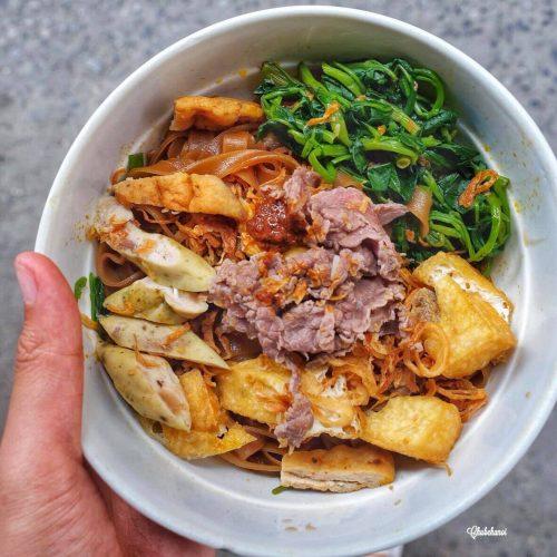 Bánh đa trộn