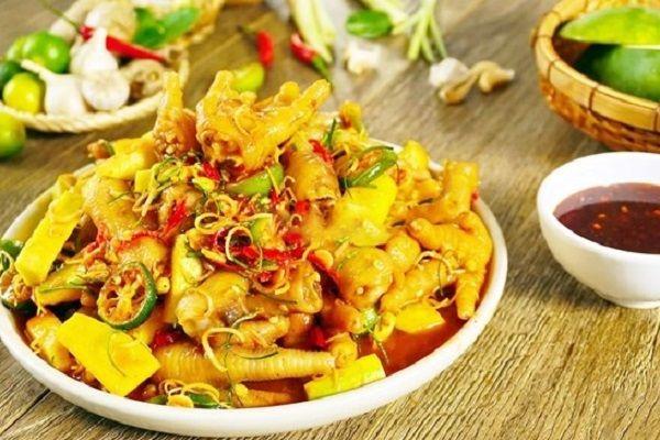 Chân gà xốt Thái