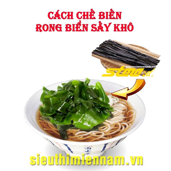 cách chế biến rong biển sấy khô