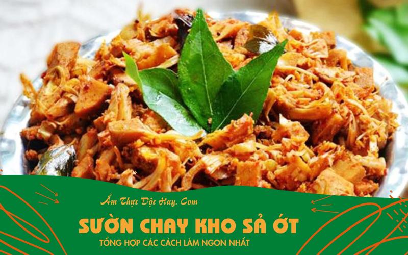 Cách làm món sườn non chay chiên sả ớt đậm đà, thơm ngon