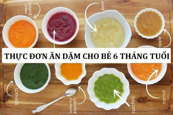 Nguyên liệu nấu cháo cho bé 6 tháng tuổi