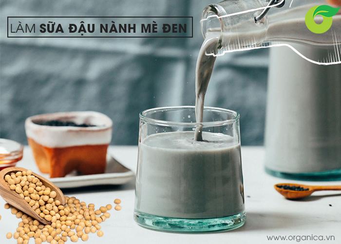 Sữa đậu nành mè đen