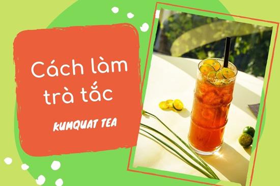 cách làm trà tắc